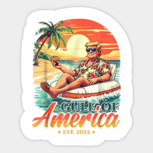 Gulf of America Trump Tube 2 Sticker